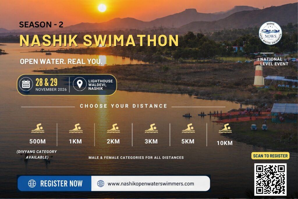 Season 2 Nashik Swimathon to be held at Lighthouse Waldevi, Nashik on 28th and 29th November 2026